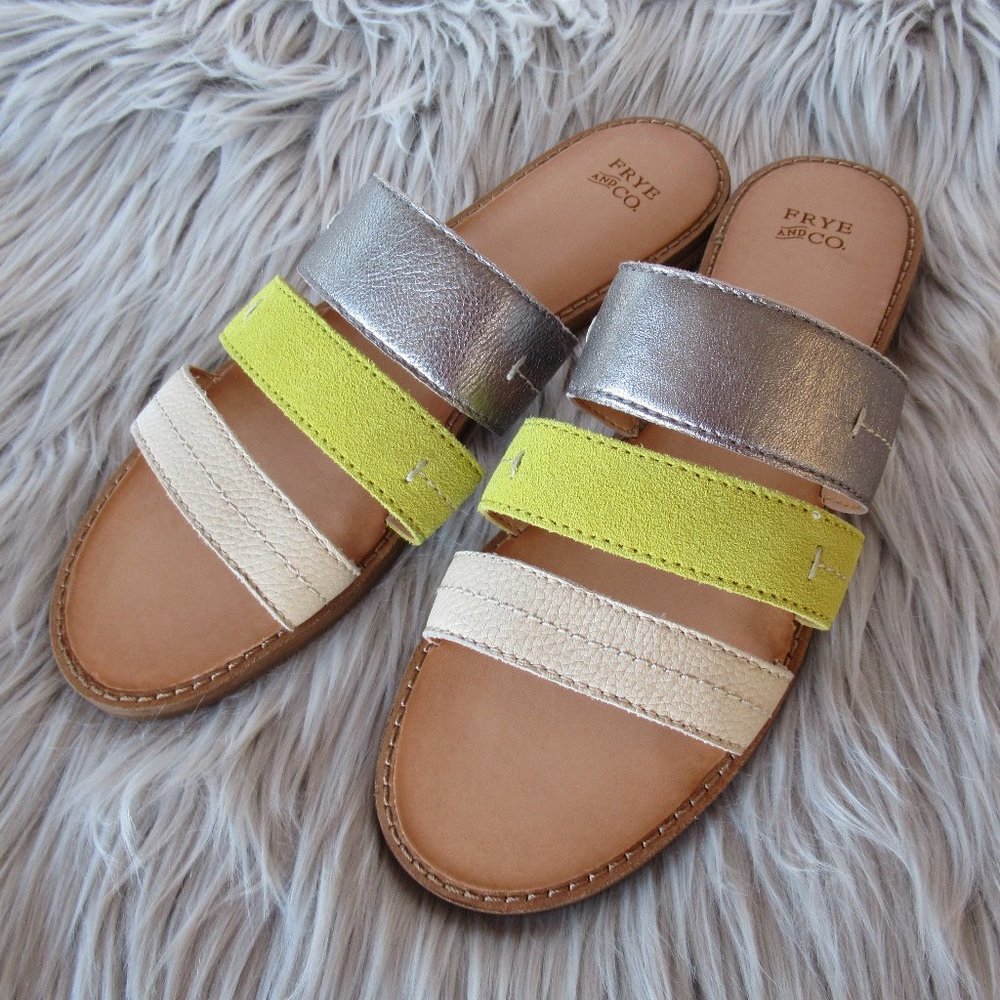 Frye & Co NWOT Evie 3 Band Women Sandal 8